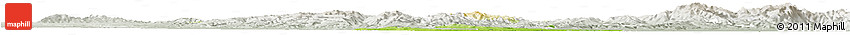 Physical Horizon Map of Asti, lighten, semi-desaturated
