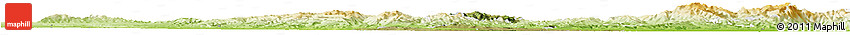 Satellite Horizon Map of Asti, physical outside