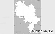 Gray Simple Map of Asti