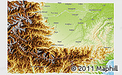 Physical 3D Map of Cuneo