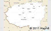 Classic Style Simple Map of Cuneo