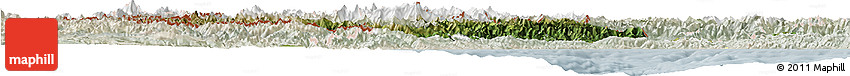 Satellite Horizon Map of Piemonte, lighten Satellite Horizon Map of Piemonte, lighten