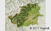 Satellite Map of Torino, lighten