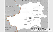 Gray Simple Map of Torino