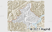 Classic Style 3D Map of Verbano-Cusio-Ossola