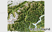 Satellite 3D Map of Verbano-Cusio-Ossola