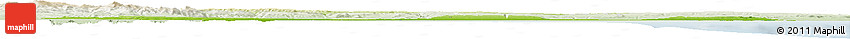 Physical Horizon Map of Bari, lighten