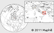 Blank Location Map of Bari, highlighted country, highlighted parent region, within the entire country