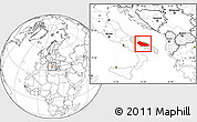 Blank Location Map of Bari, highlighted parent region