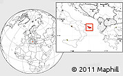 Blank Location Map of Brindisi