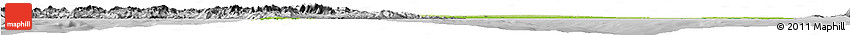 Physical Horizon Map of Puglia, desaturated