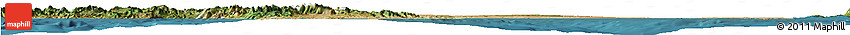 Satellite Horizon Map of Puglia