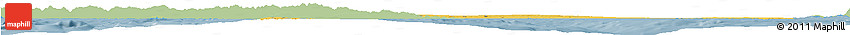 Savanna Style Horizon Map of Puglia, single color outside