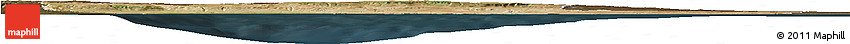 Satellite Horizon Map of Taranto, darken
