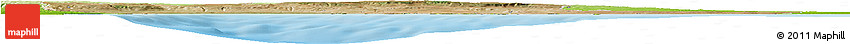 Satellite Horizon Map of Taranto, physical outside