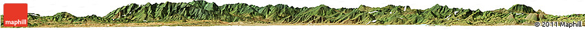 Satellite Horizon Map of Arezzo
