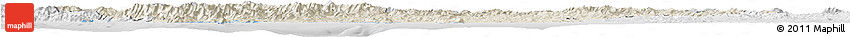 Shaded Relief Horizon Map of Toscana, lighten, desaturated