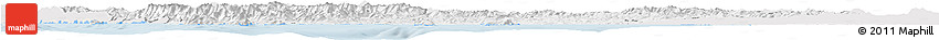 Silver Style Horizon Map of Toscana, single color outside