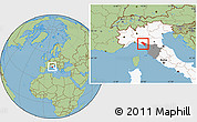 Savanna Style Location Map of Massa-Carrara, highlighted country, highlighted parent region