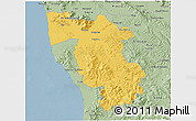 Savanna Style 3D Map of Pisa