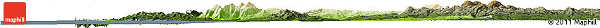 Physical Horizon Map of Pisa, darken