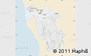 Classic Style Map of Pisa, single color outside