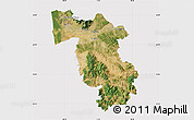 Satellite Map of Pisa, cropped outside