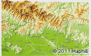 Physical 3D Map of Pistoia