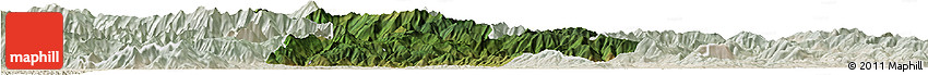 Satellite Horizon Map of Pistoia, lighten