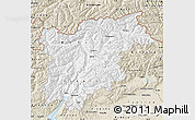 Classic Style Map of Trentino-Alto Adige