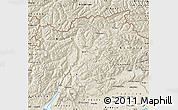 Shaded Relief Map of Trentino-Alto Adige