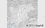 Silver Style Map of Trentino-Alto Adige