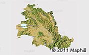Satellite 3D Map of Perugia, cropped outside