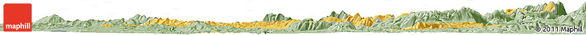Savanna Style Horizon Map of Perugia