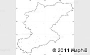 Blank Simple Map of Belluno, cropped outside, no labels