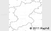 Blank Simple Map of Belluno, no labels