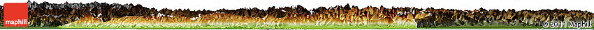Physical Horizon Map of Veneto, darken