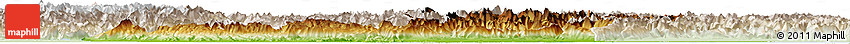 Physical Horizon Map of Veneto, lighten