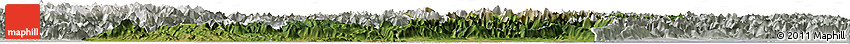 Satellite Horizon Map of Veneto, lighten, semi-desaturated