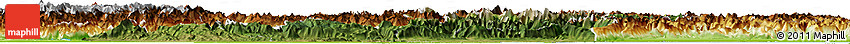 Satellite Horizon Map of Veneto, physical outside