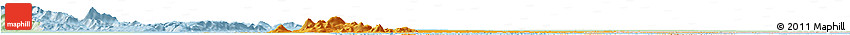 Political Horizon Map of Padova, lighten