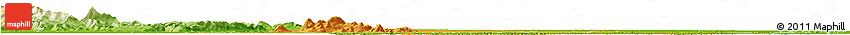 Political Horizon Map of Padova, physical outside