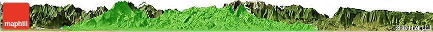 Political Horizon Map of Verona, satellite outside