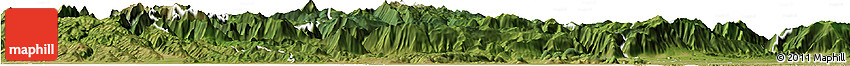 Satellite Horizon Map of Vicenza