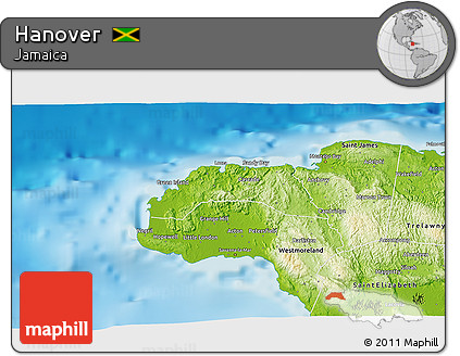 Physical 3D Map of Hanover