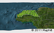 Satellite 3D Map of Hanover, darken