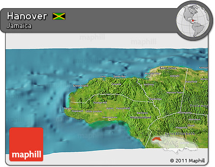 Satellite 3D Map of Hanover