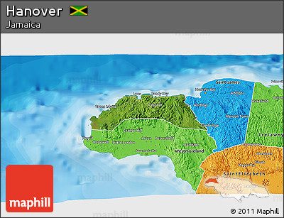 Satellite 3D Map of Hanover, political outside