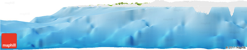 Physical Horizon Map of Hanover, single color outside