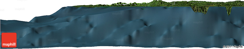 Satellite Horizon Map of Hanover, darken